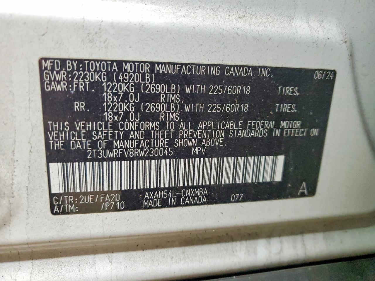 2024 TOYOTA RAV4 photo 13