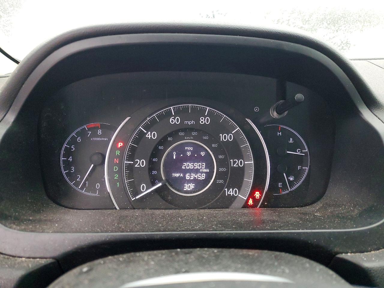 2012 HONDA CR-V EXL photo 9