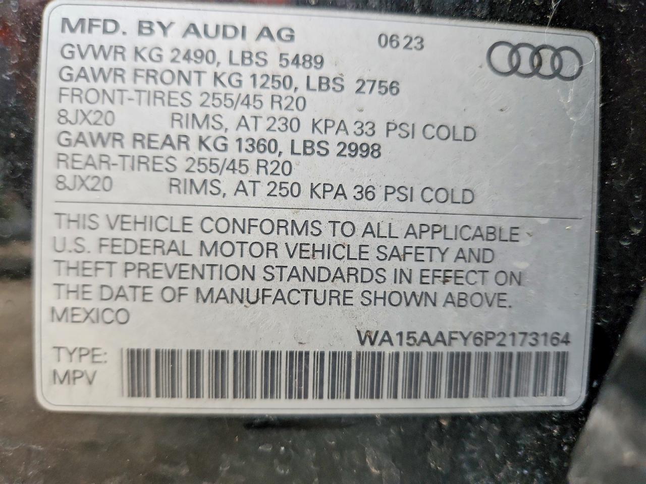 2023 AUDI Q5 SPORTBACK PRM PLS 45 photo 13