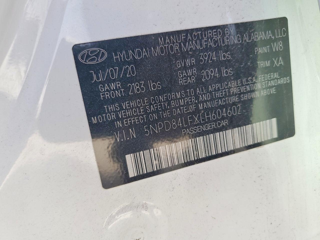 2020 HYUNDAI ELANTRA photo 12