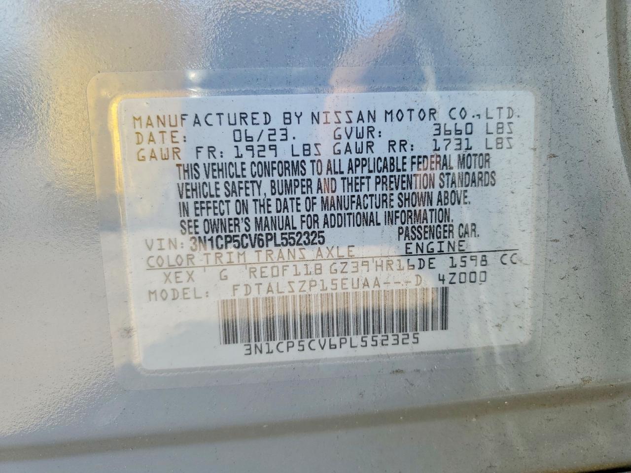 2023 NISSAN KICKS SV photo 13