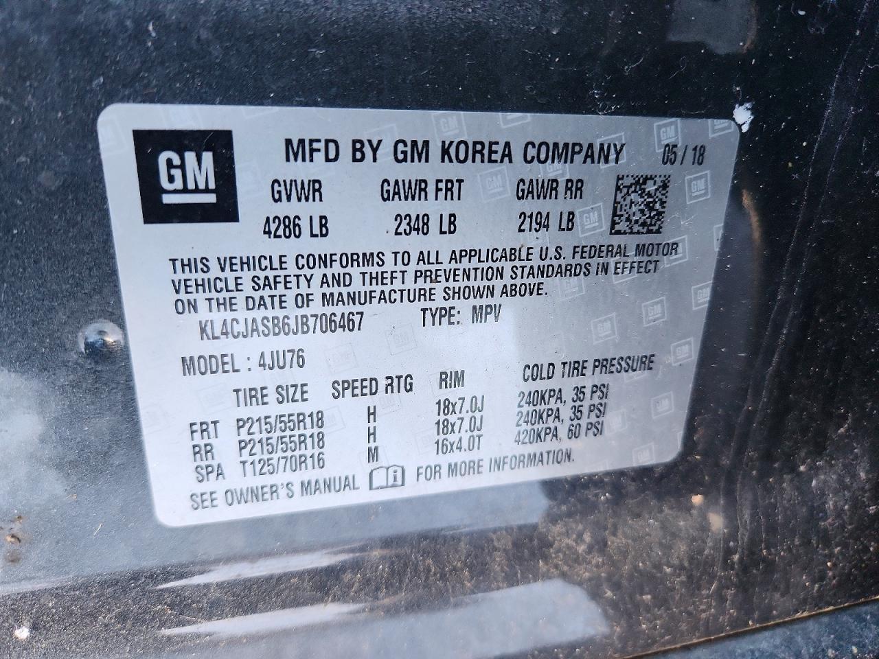 2018 BUICK ENCORE PREFERRED photo 40