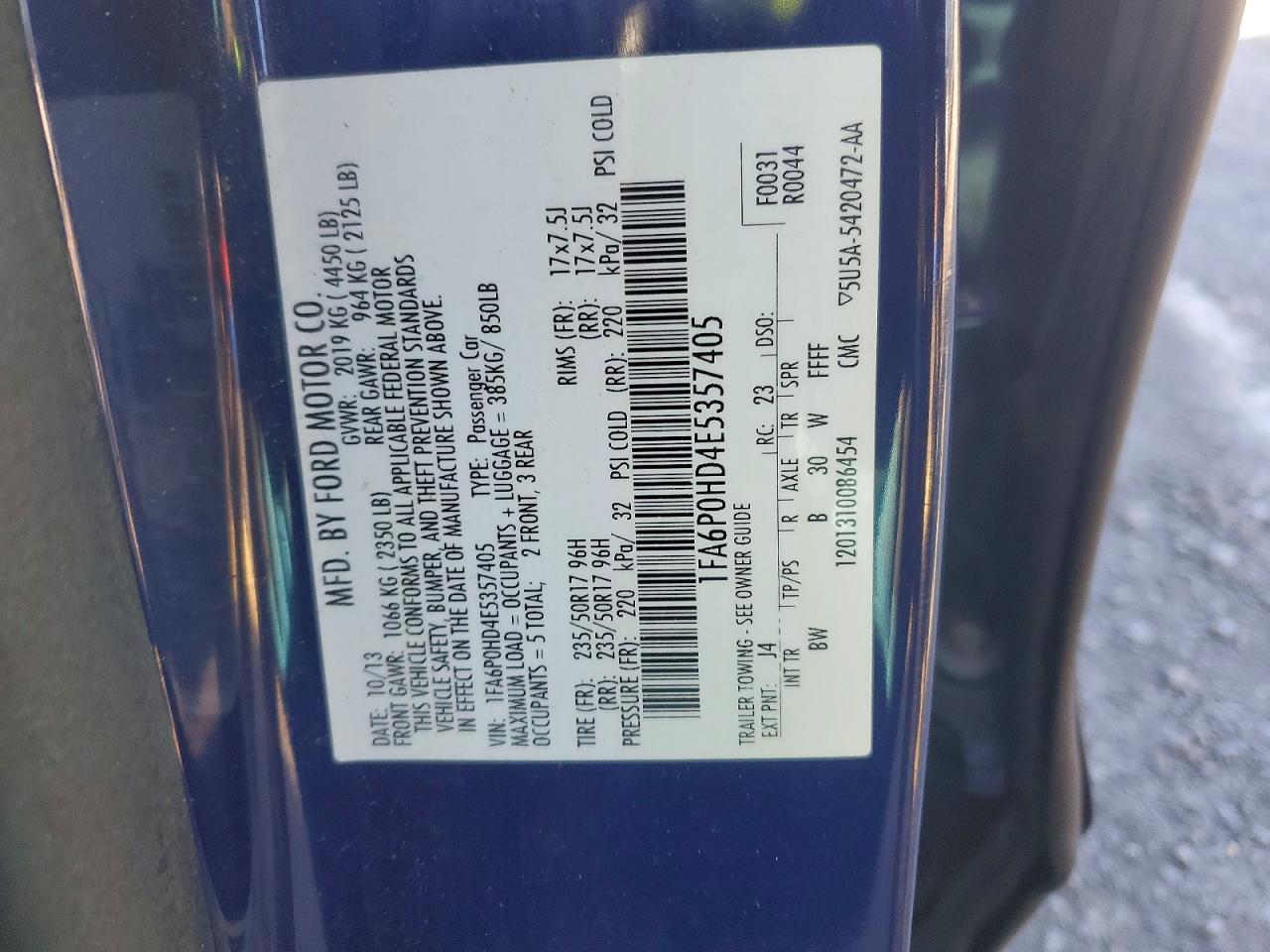2014 FORD FUSION SE photo 12