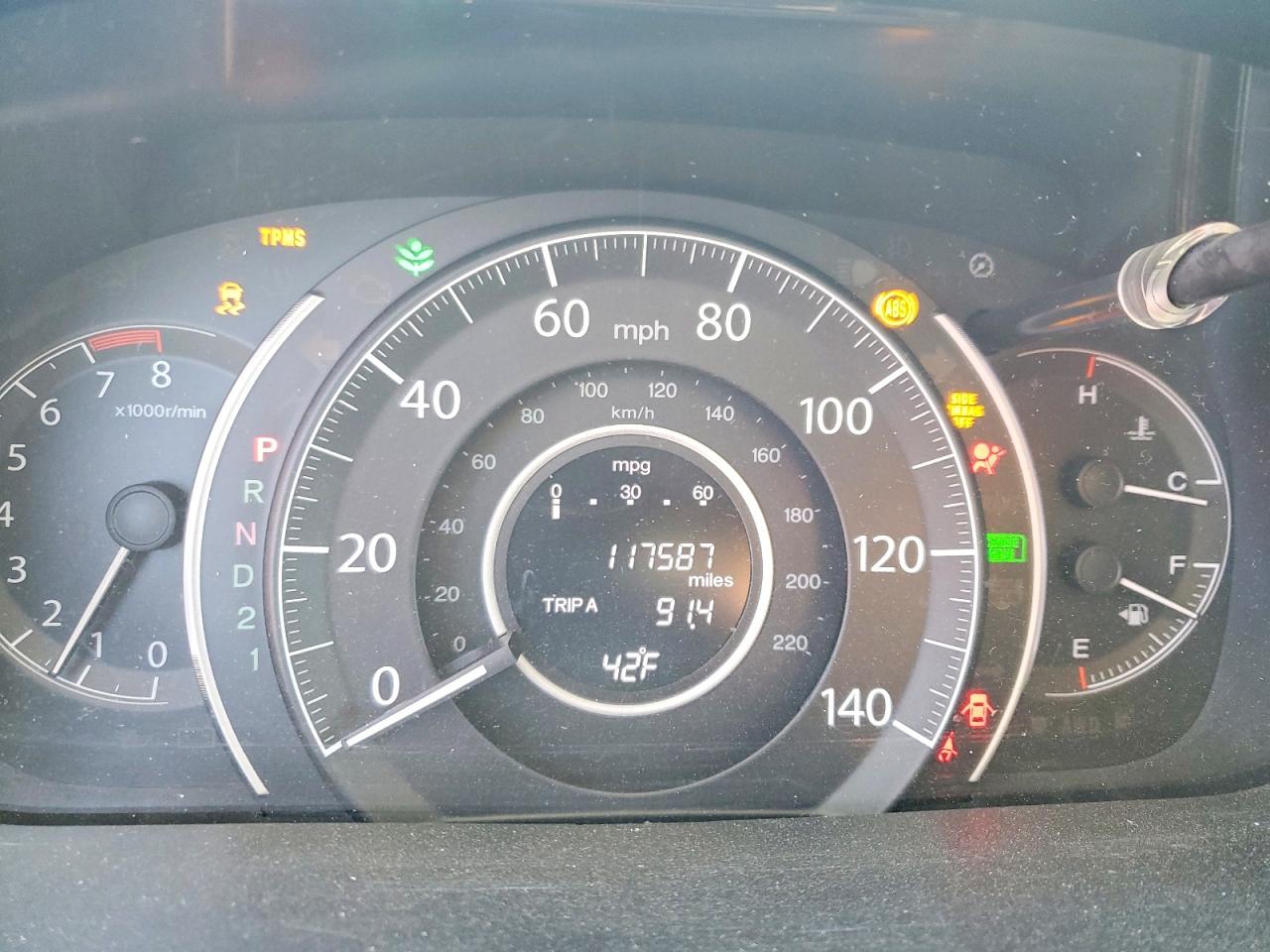 2012 HONDA CR-V EXL photo 9