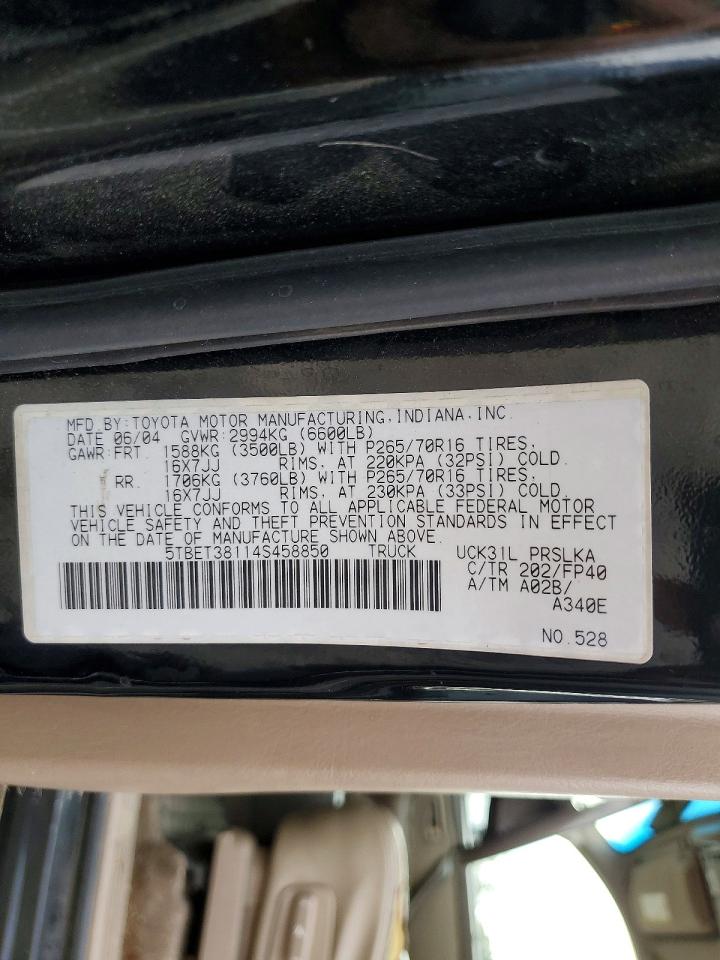 2004 TOYOTA TUNDRA DOUBLE CAB LIMITED photo 13