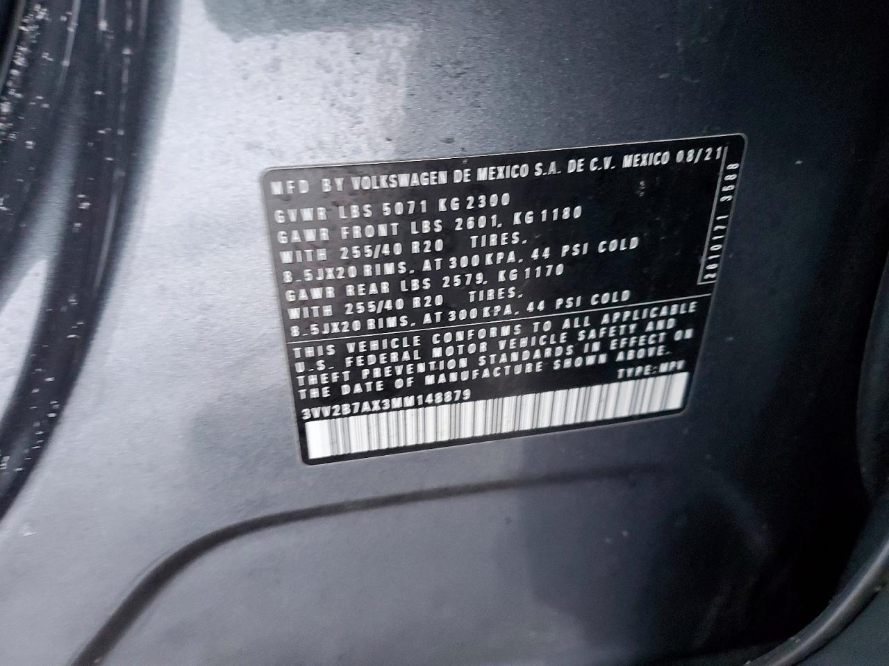 2021 VOLKSWAGEN TIGUAN SE photo 13