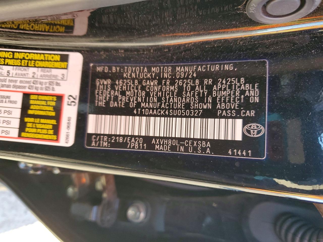 2025 TOYOTA CAMRY XSE photo 13