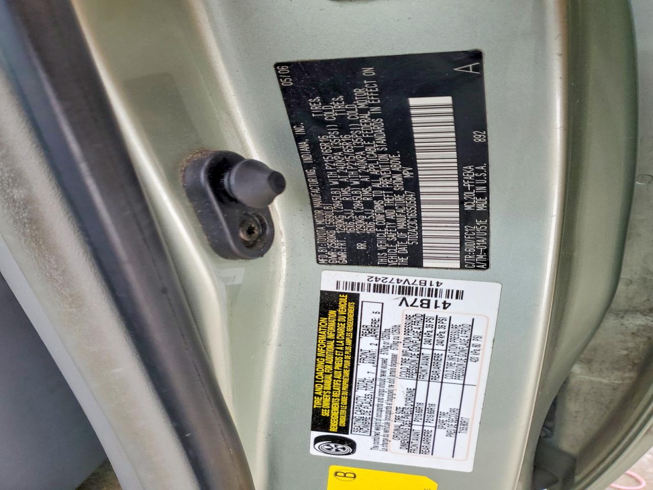 2006 TOYOTA SIENNA CE photo 14