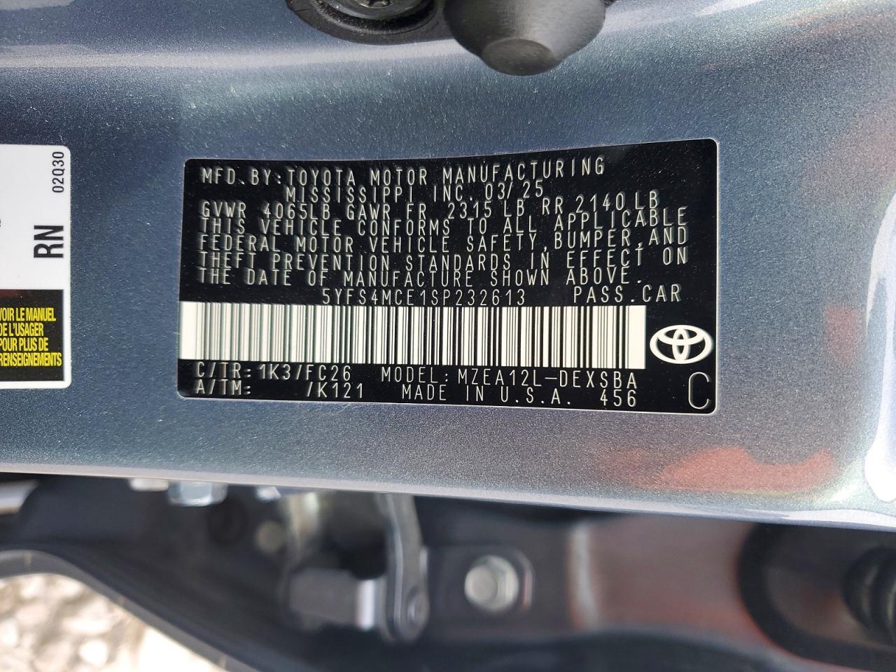 2025 TOYOTA COROLLA SE photo 23