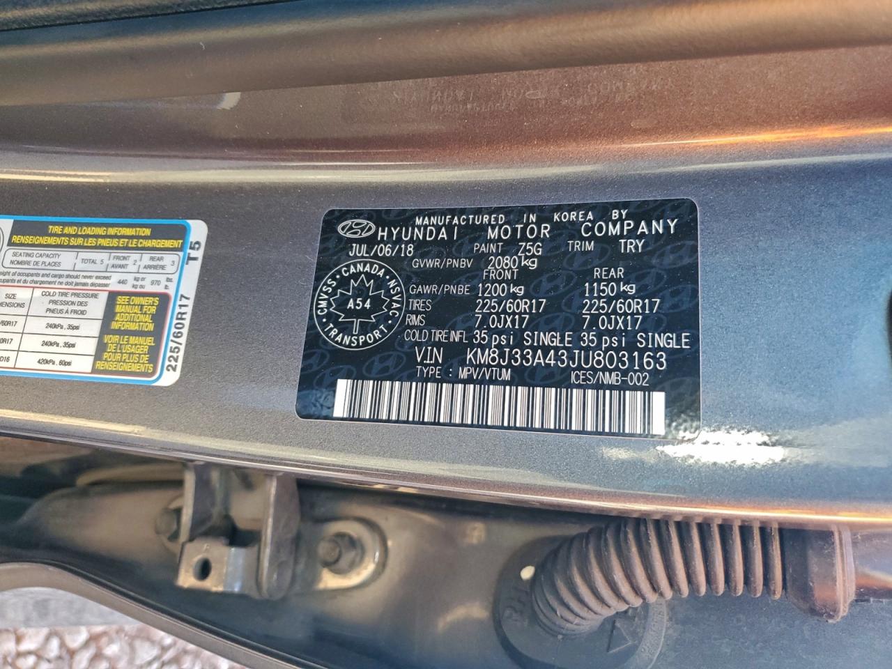 2018 HYUNDAI TUCSON SEL photo 13