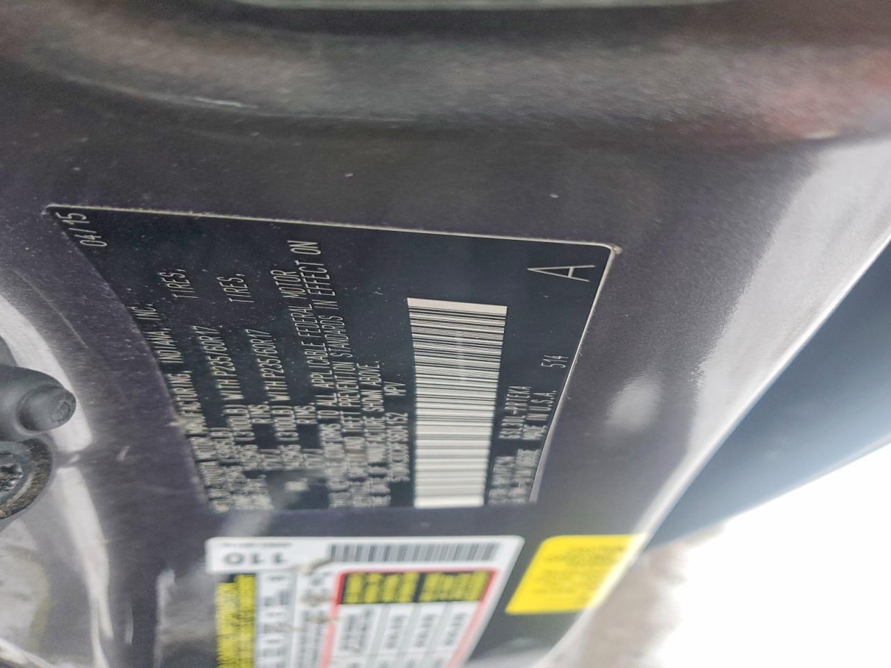 2015 TOYOTA SIENNA LE photo 13