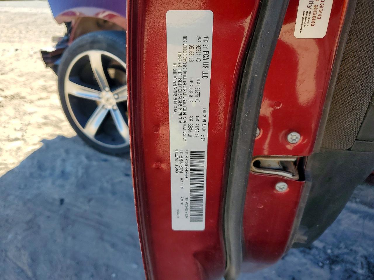 2017 DODGE CHARGER SE photo 13