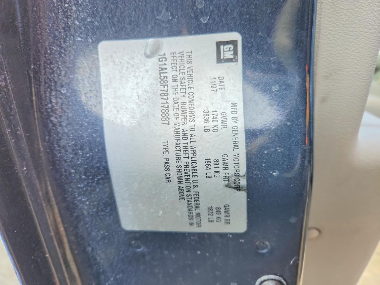 2008 CHEVROLET COBALT LT photo 12