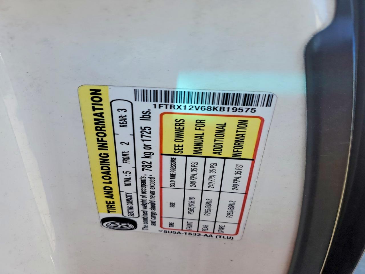 2008 FORD F150 photo 12