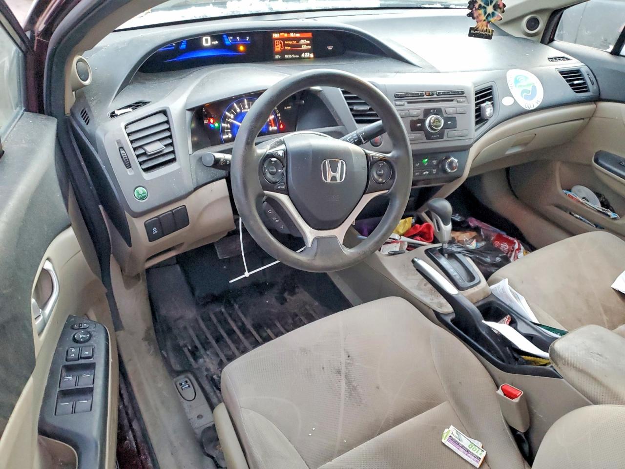 2012 HONDA CIVIC EX photo 8