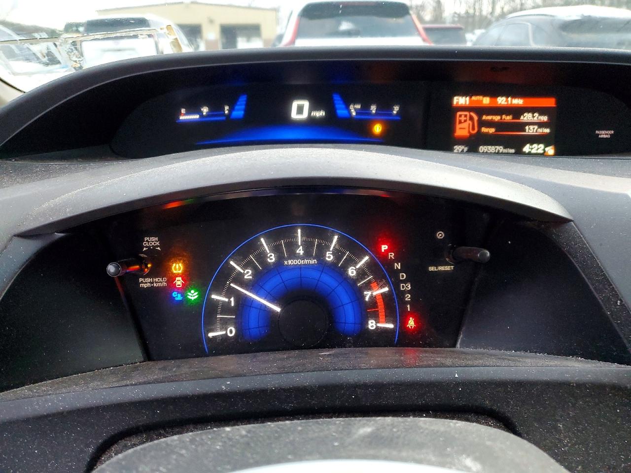 2012 HONDA CIVIC EX photo 9