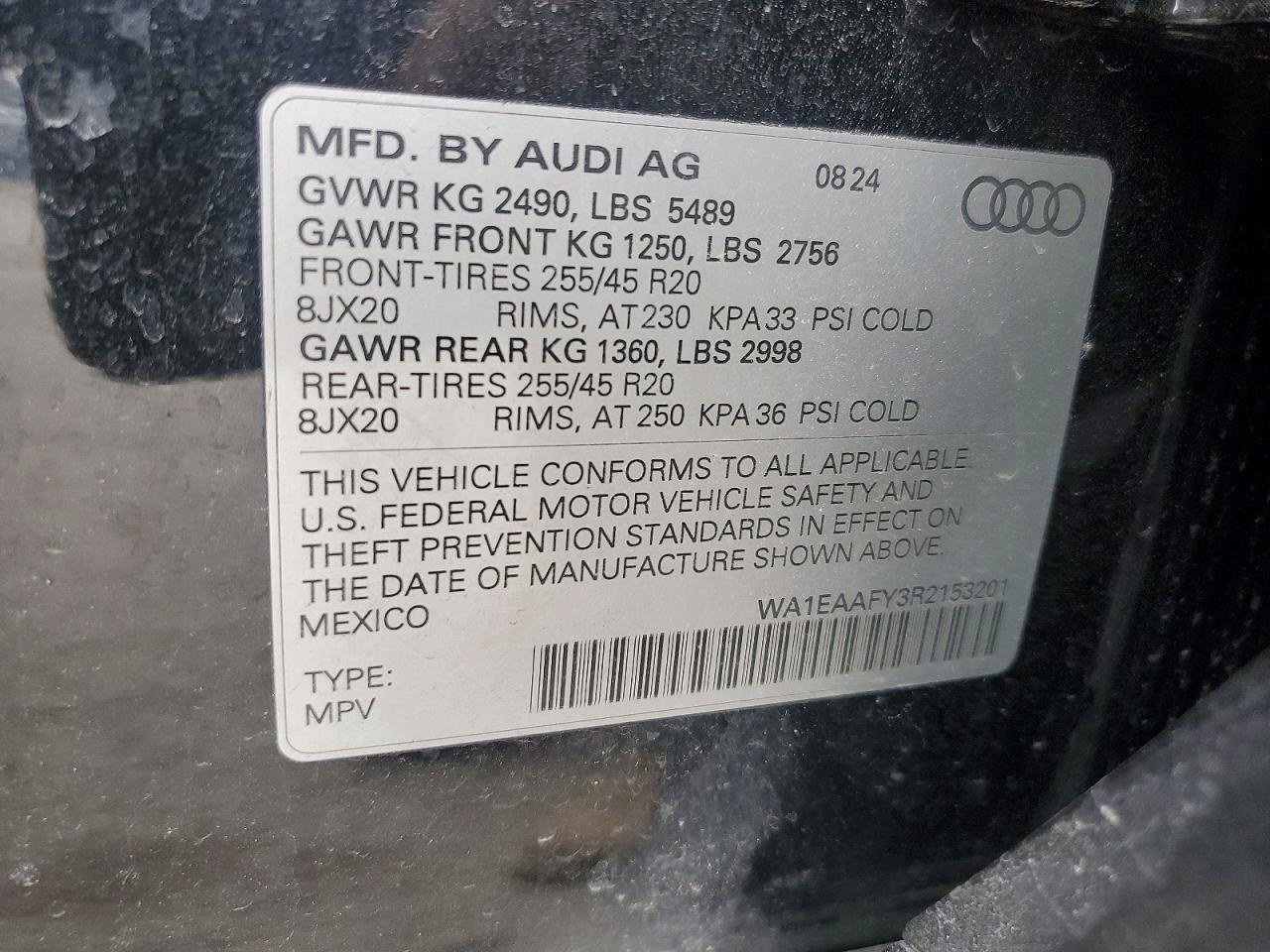 2024 AUDI Q5 PREMIUM PLUS 45 photo 12