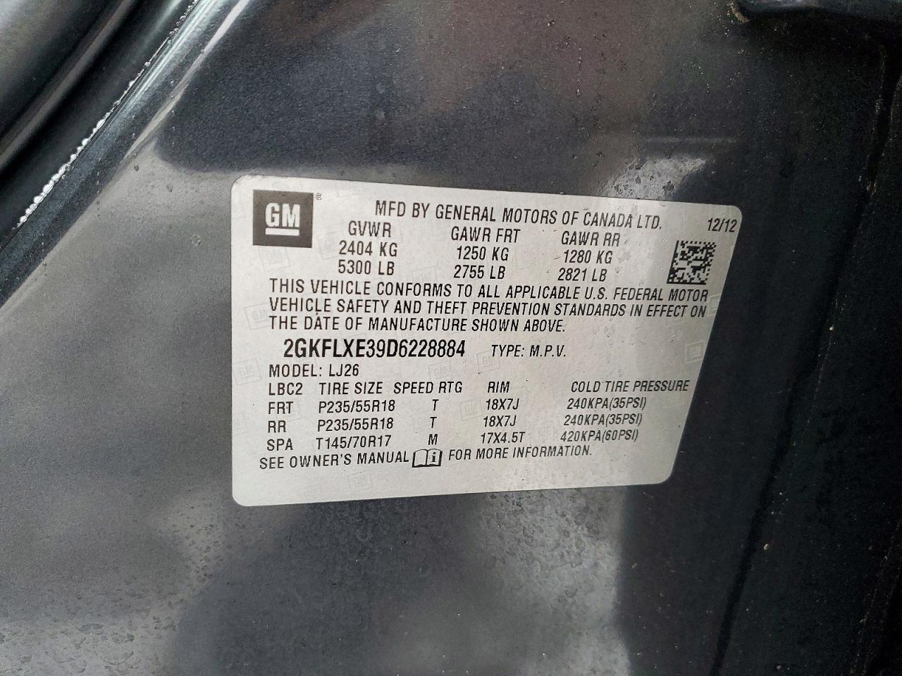 2013 GMC TERRAIN SLT photo 13