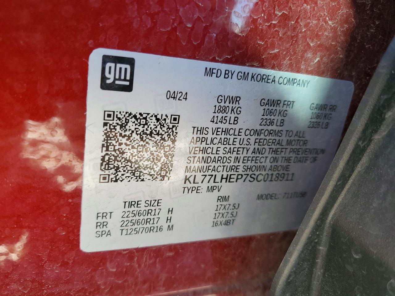 2025 CHEVROLET TRAX 1LT photo 13