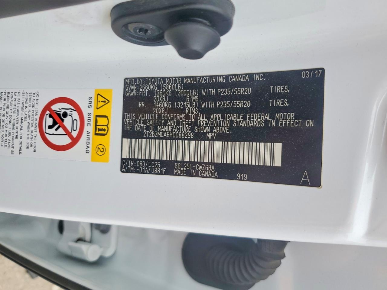 2017 LEXUS RX 350 BASE photo 12