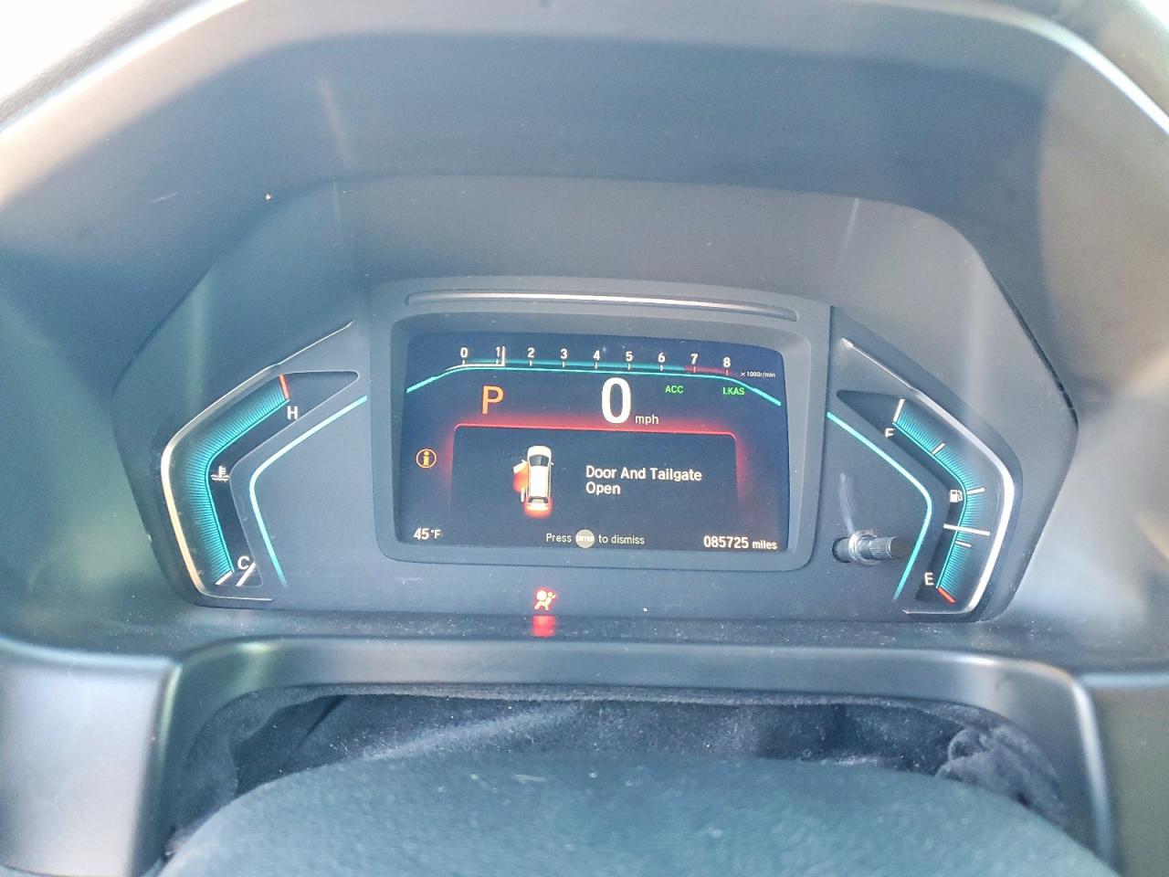 2019 HONDA ODYSSEY EXL photo 9