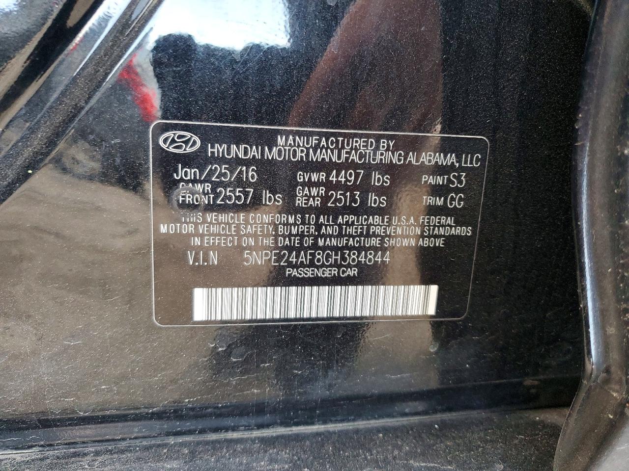 2016 HYUNDAI SONATA SE photo 12