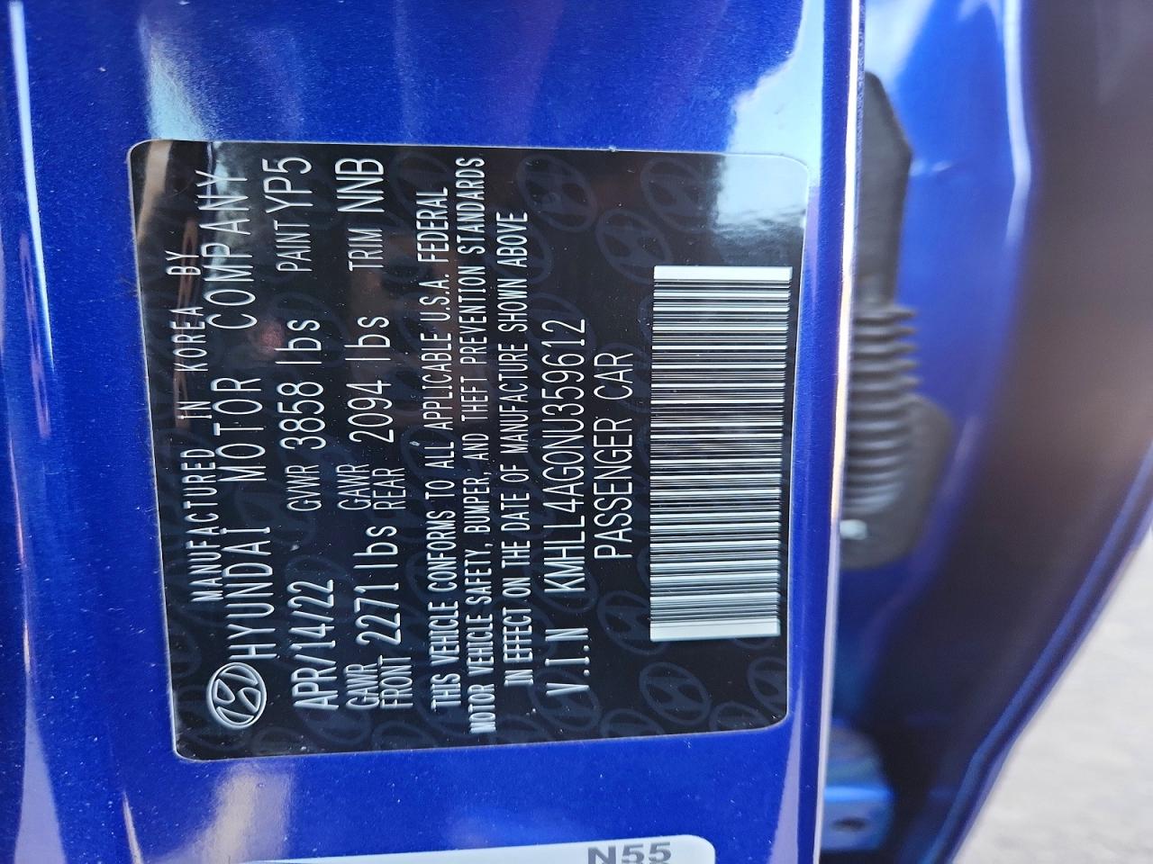2022 HYUNDAI ELANTRA SE photo 12