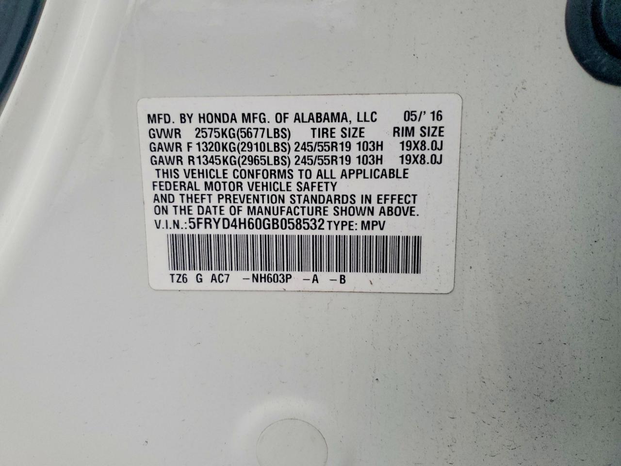 2016 ACURA MDX TECHNOLOGY photo 25