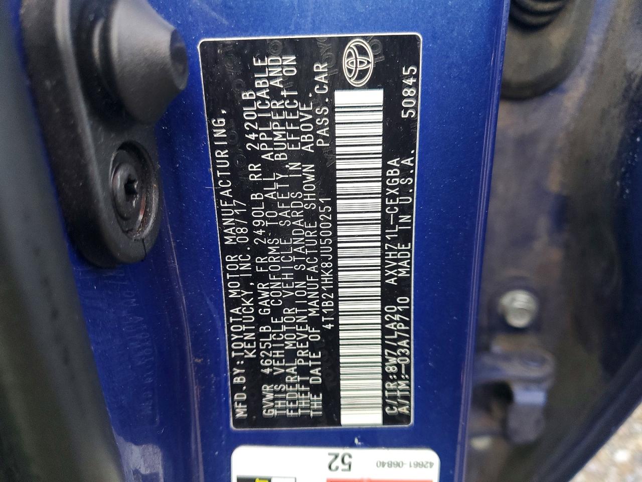2018 TOYOTA CAMRY HYBRID photo 12