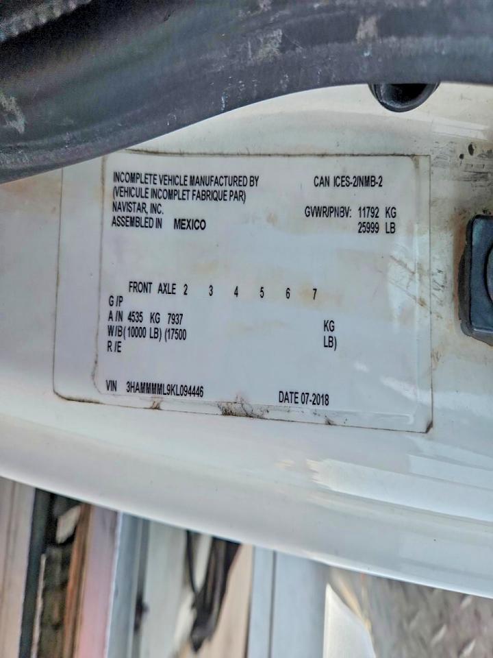 2019 INTERNATIONAL 4300 BOX TRUCK photo 10
