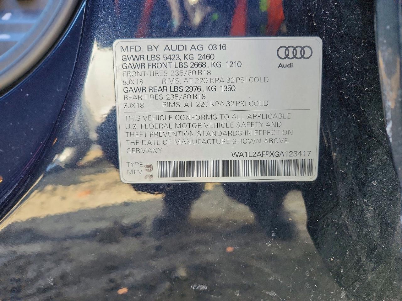 2016 AUDI Q5 PREMIUM PLUS photo 13