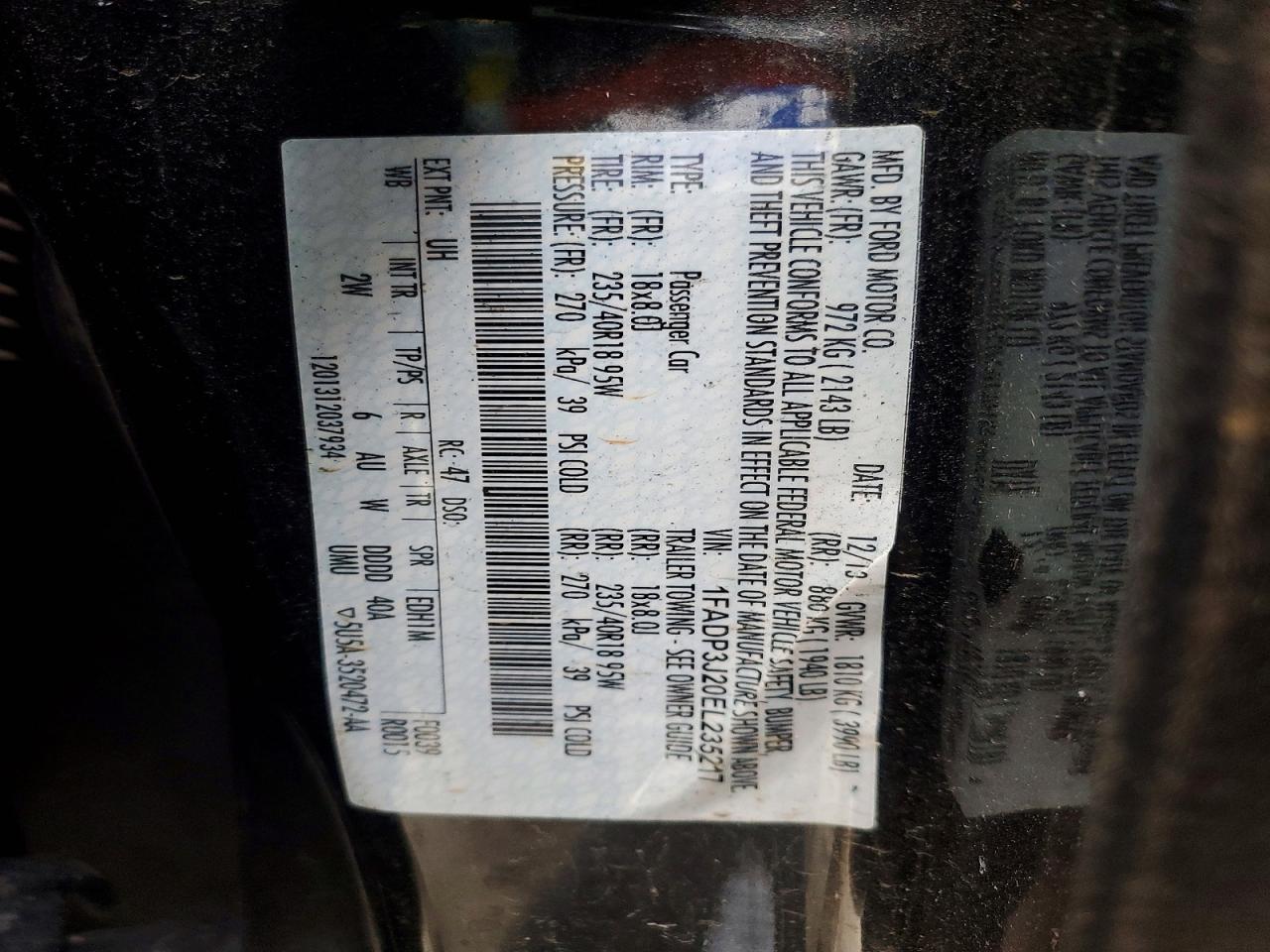 2014 FORD FOCUS TITANIUM photo 12