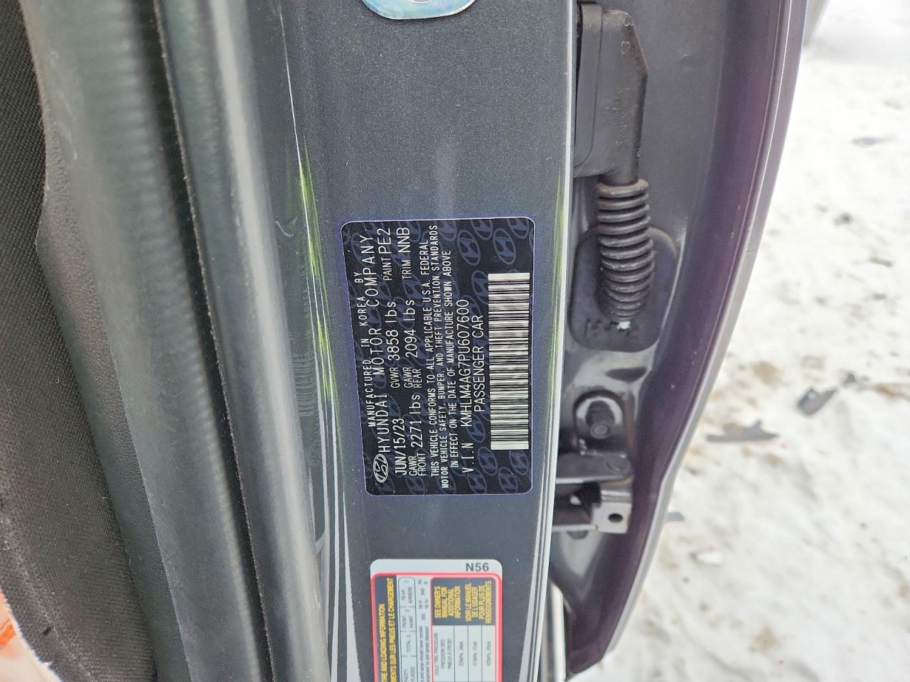 2023 HYUNDAI ELANTRA SEL photo 12