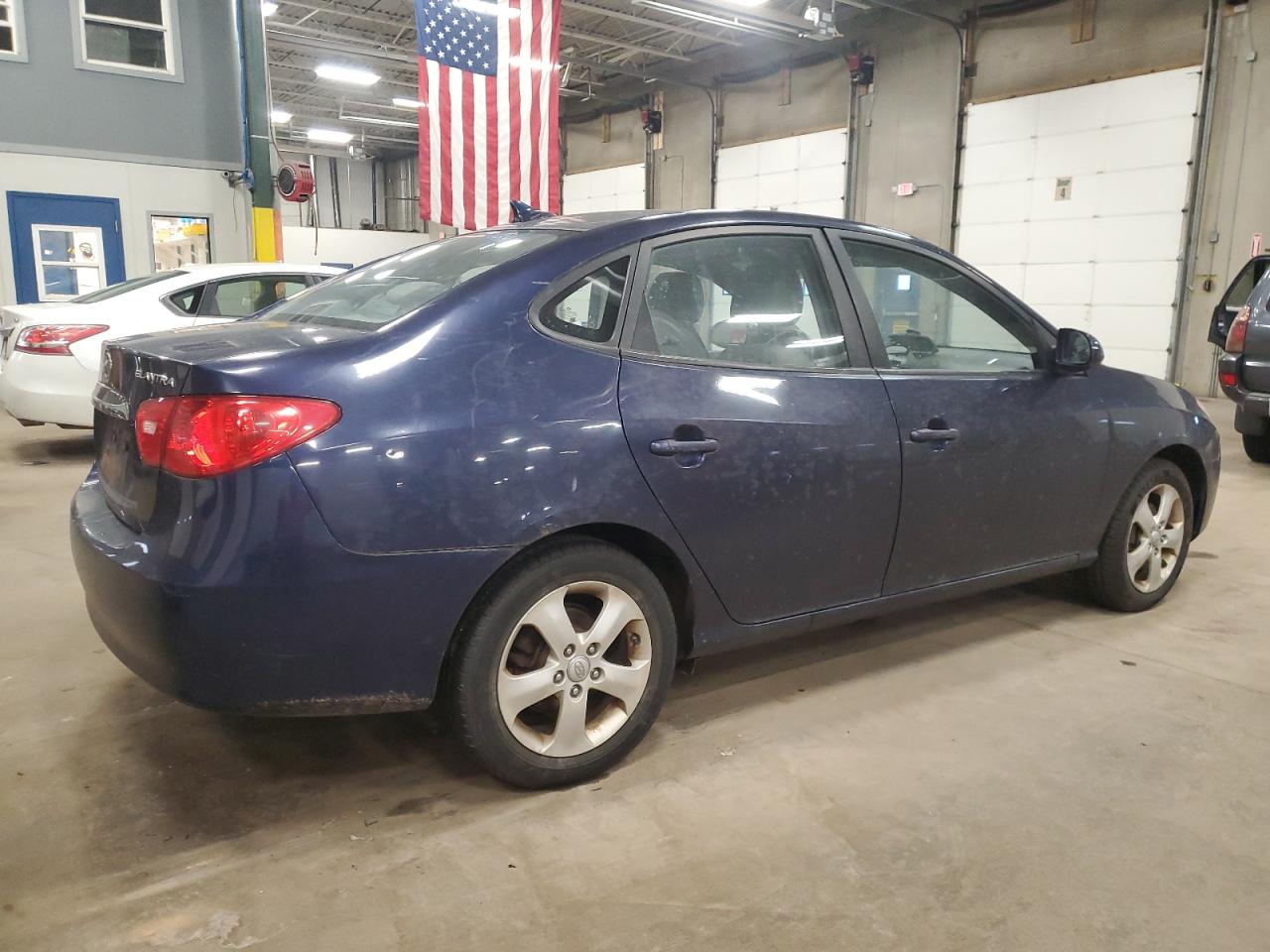 2010 HYUNDAI ELANTRA BLUE photo 3