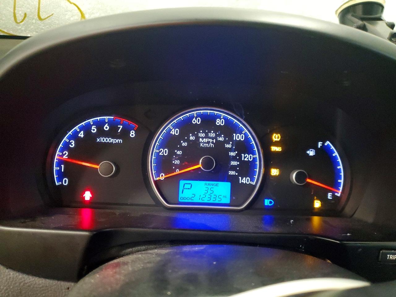 2010 HYUNDAI ELANTRA BLUE photo 9