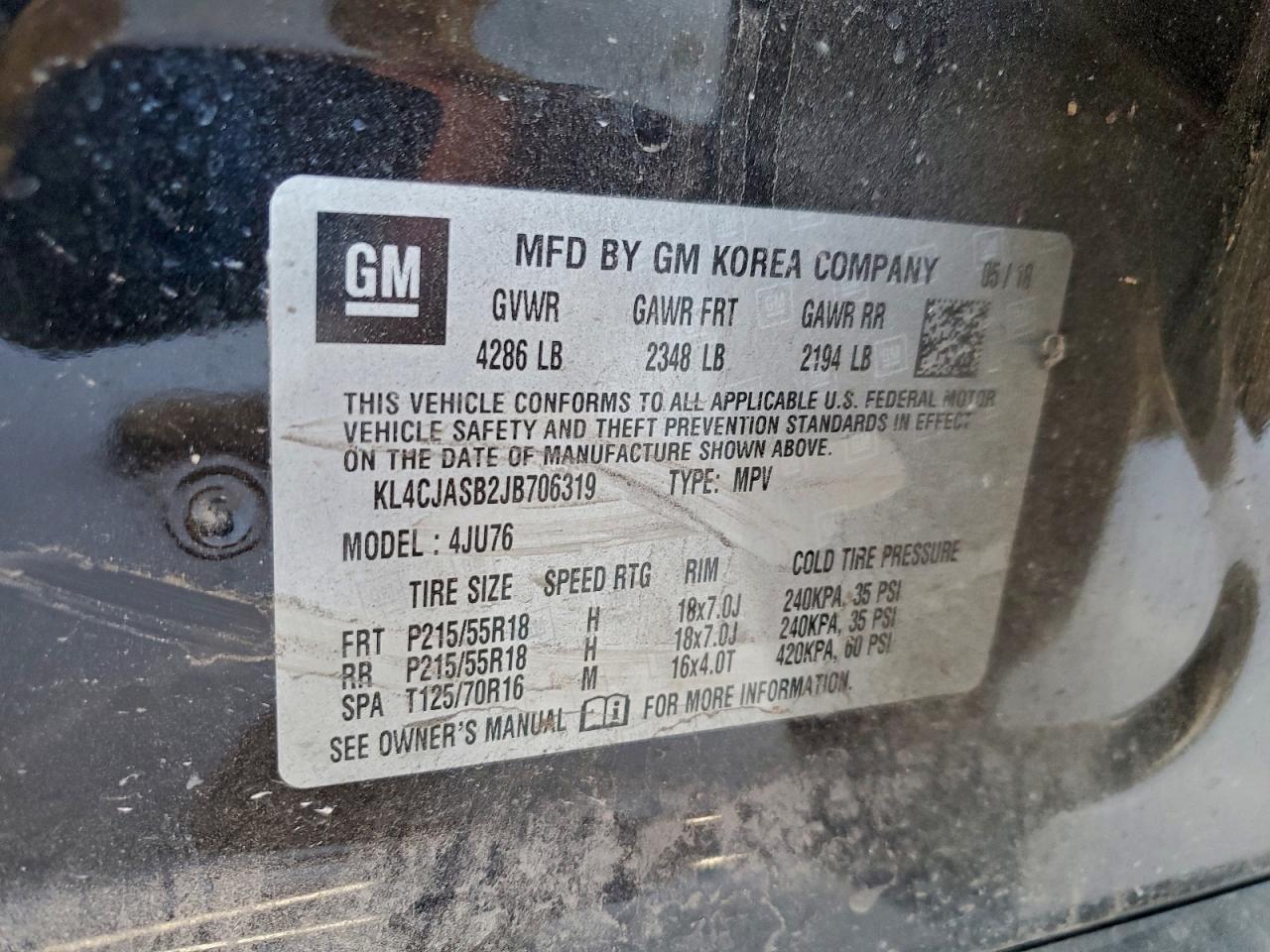 2018 BUICK ENCORE PREFERRED photo 14