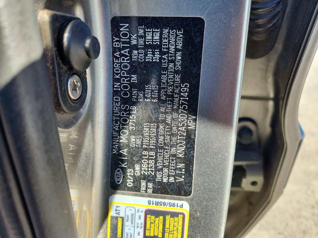 2013 KIA SOUL photo 12
