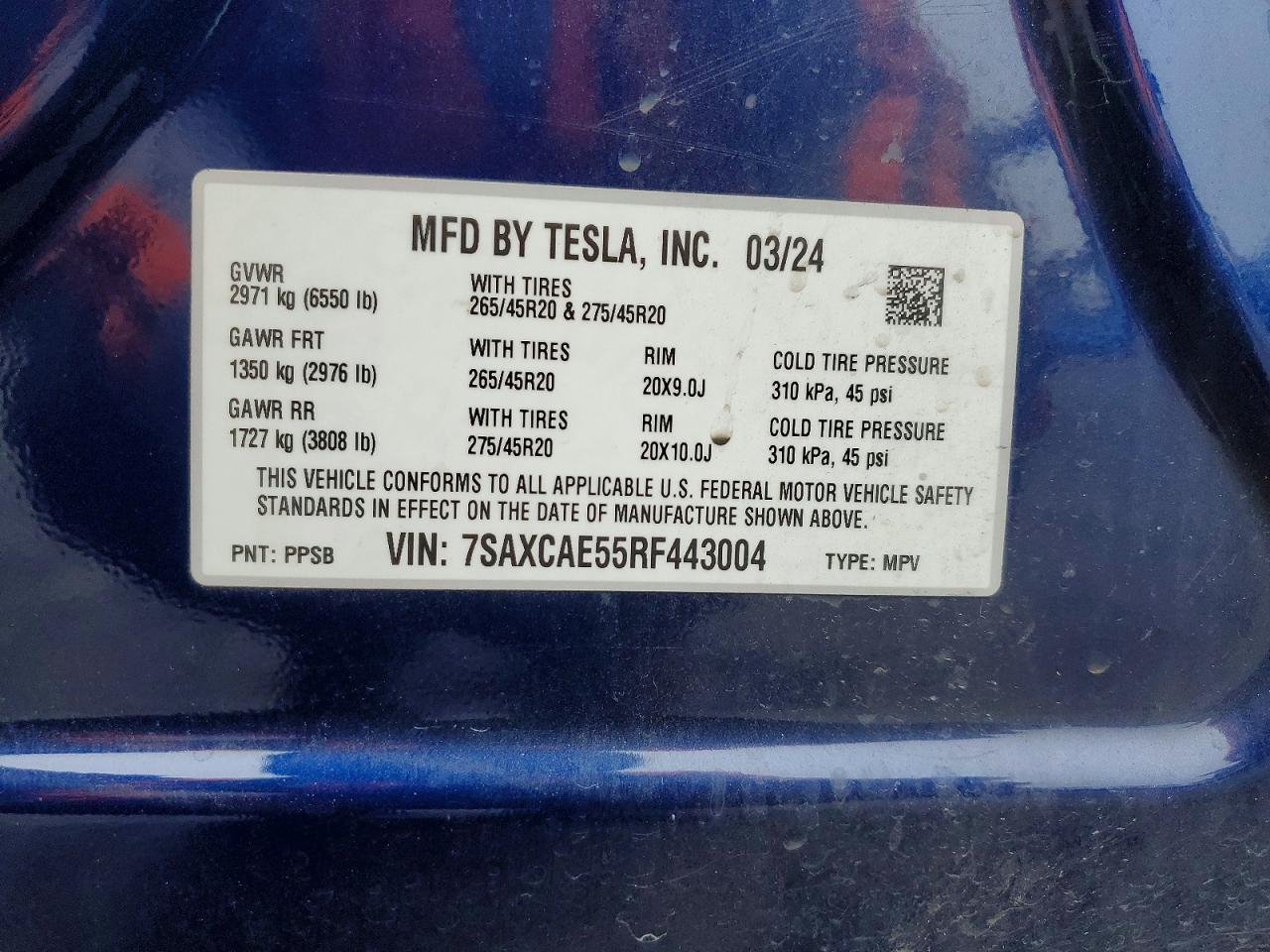 2024 TESLA MODEL X photo 13