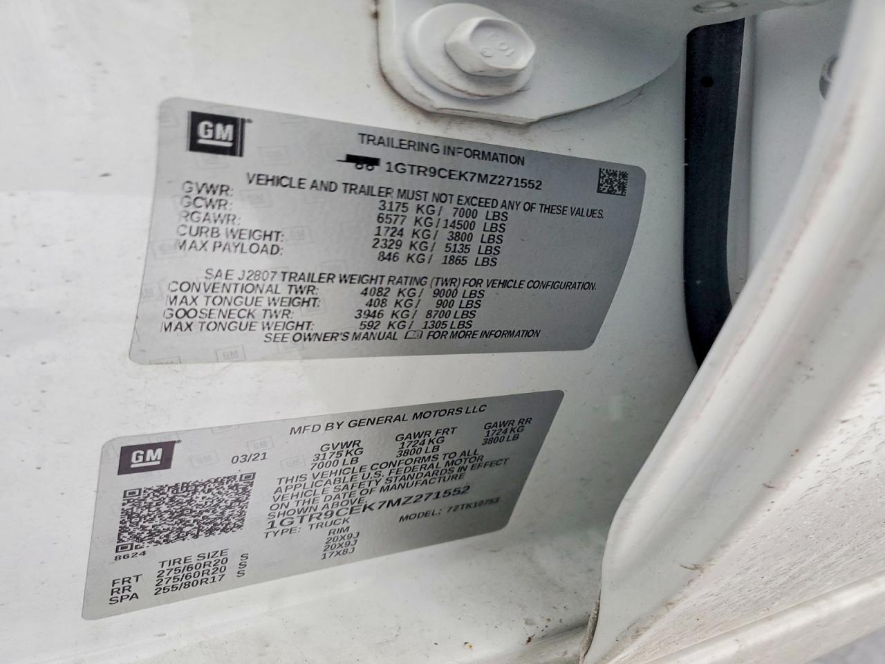 2021 GMC SIERRA K1500 ELEVATION photo 12