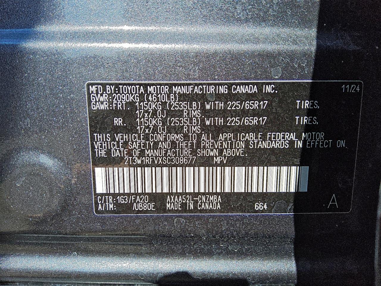 2025 TOYOTA RAV4 XLE photo 13