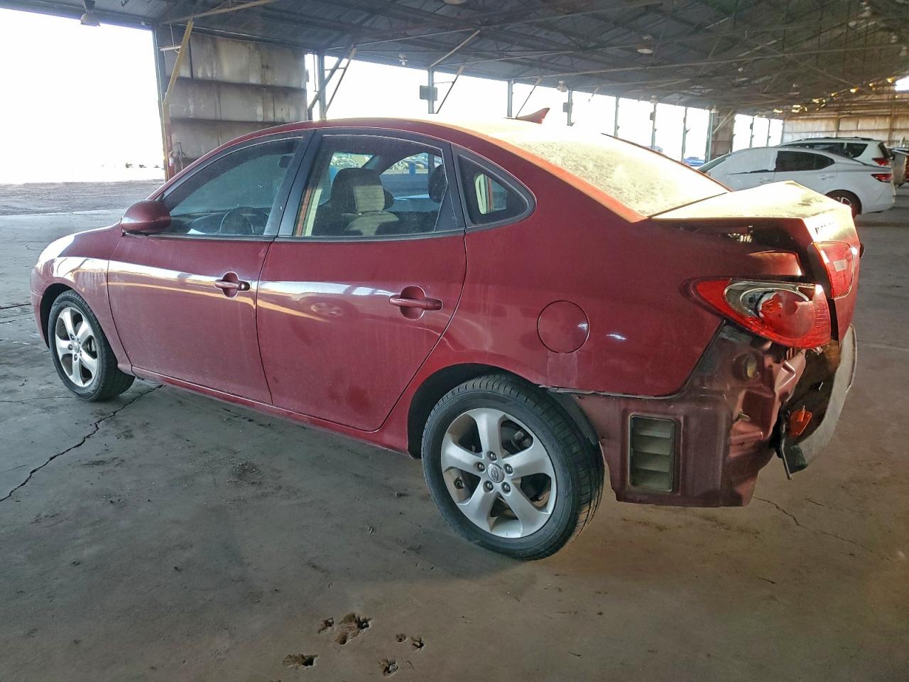 2010 HYUNDAI ELANTRA BLUE photo 2