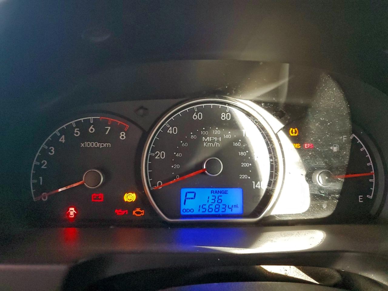 2010 HYUNDAI ELANTRA BLUE photo 9