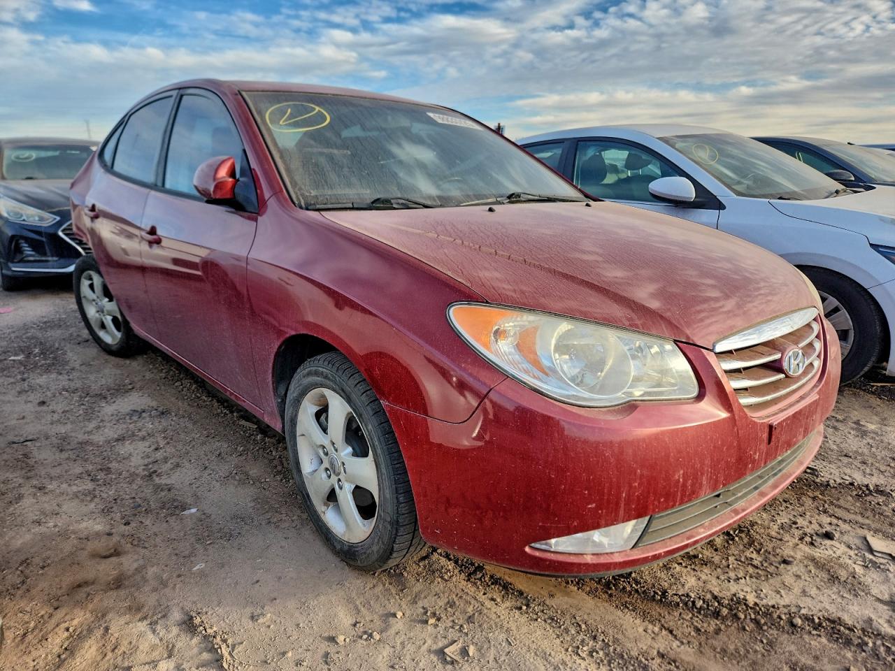 2010 HYUNDAI ELANTRA BLUE photo 4