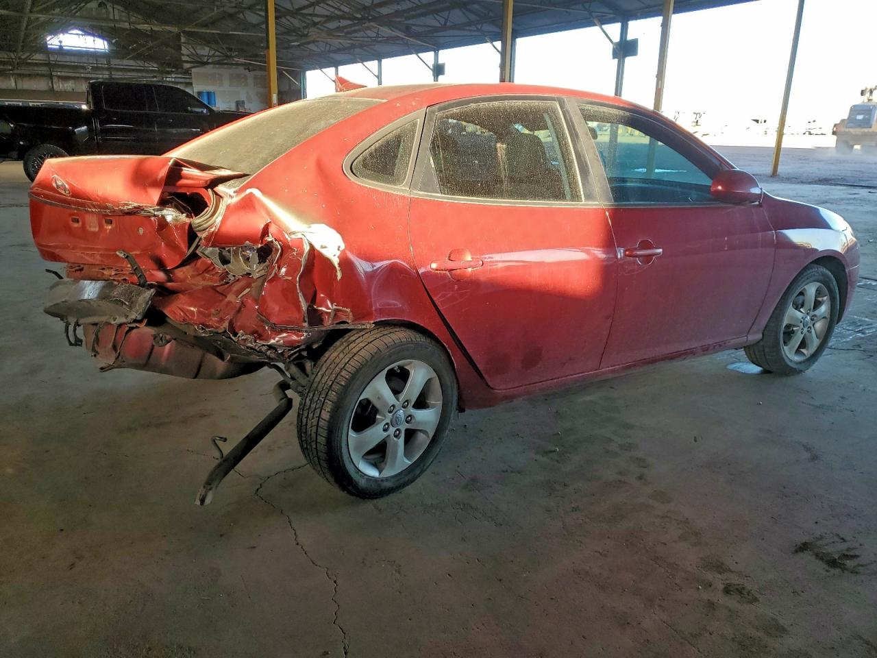 2010 HYUNDAI ELANTRA BLUE photo 3