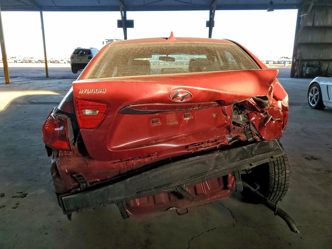 2010 HYUNDAI ELANTRA BLUE photo 6