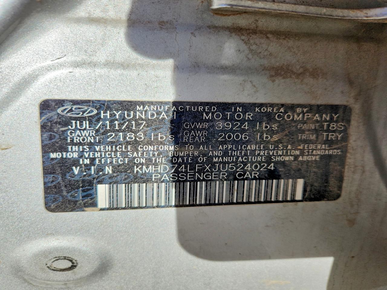 2018 HYUNDAI ELANTRA SE photo 45