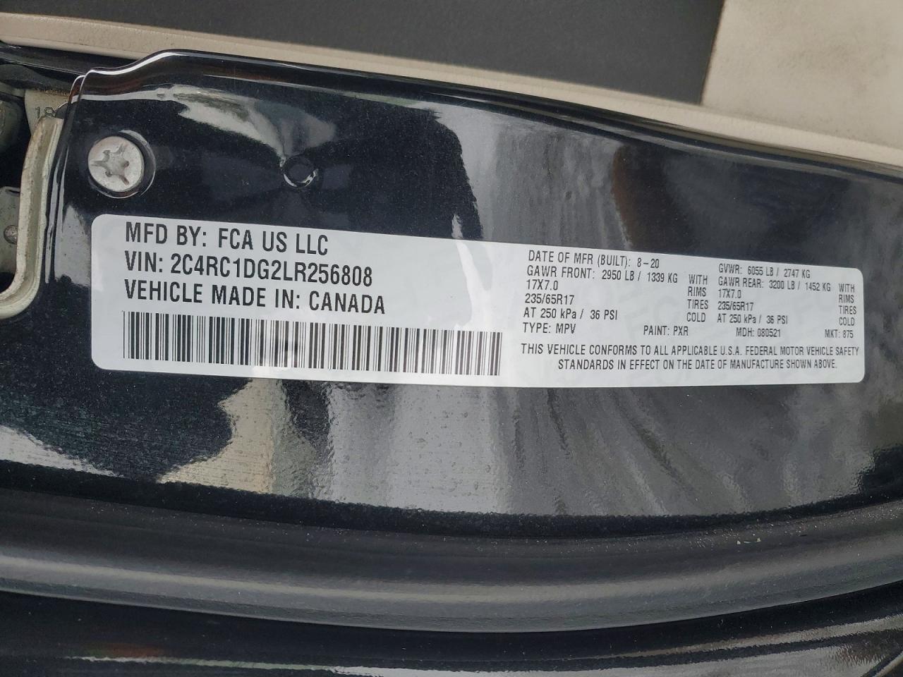 2020 CHRYSLER VOYAGER LXI photo 13