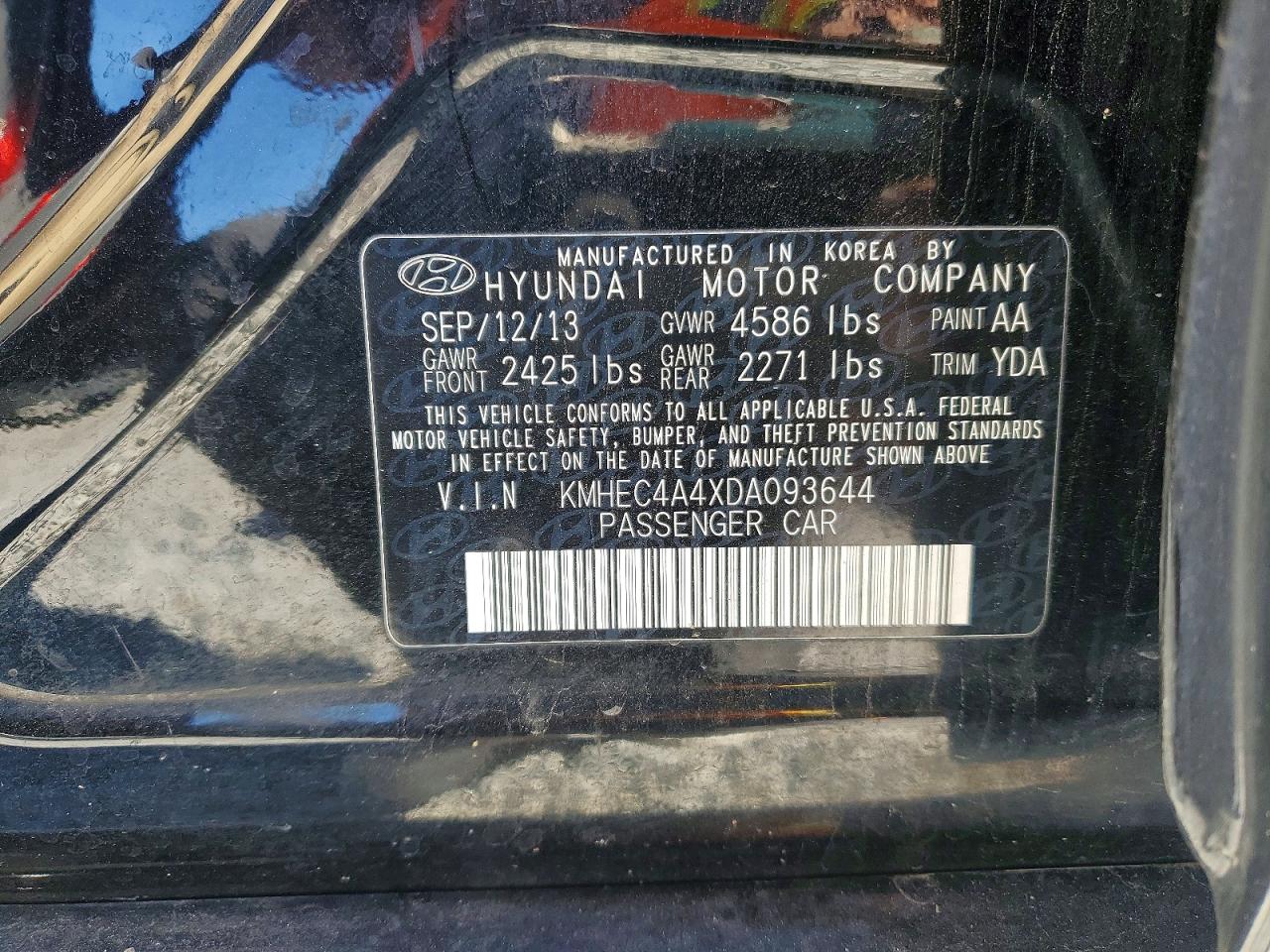 2013 HYUNDAI SONATA HYBRID photo 23