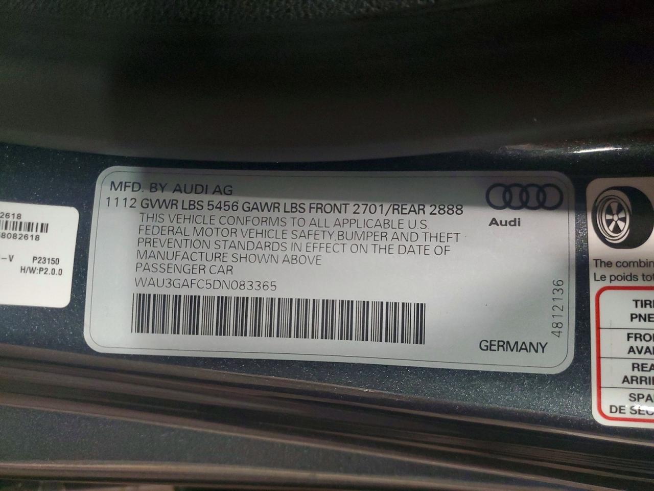 2013 AUDI A7 PRESTIGE photo 12