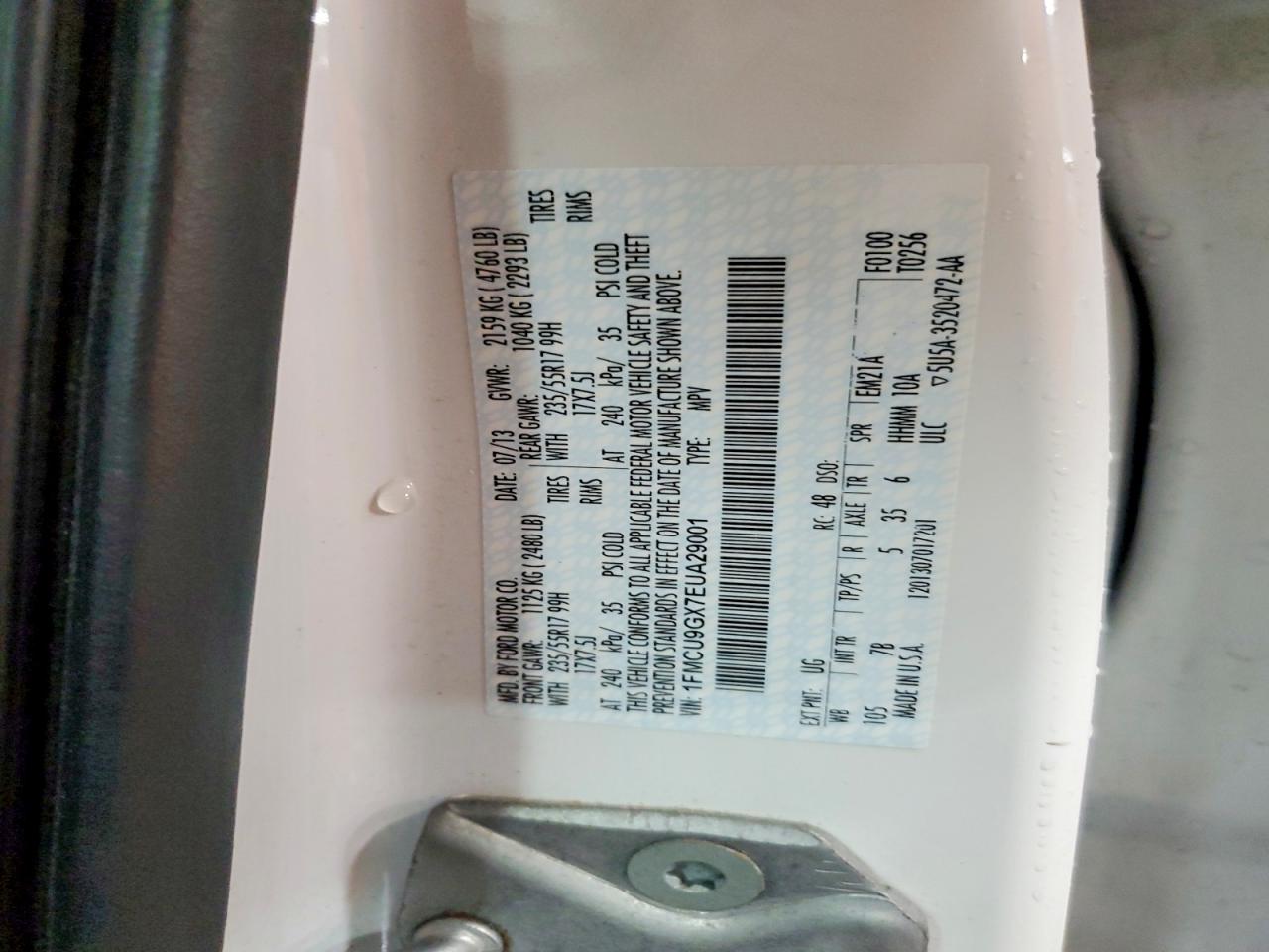 2014 FORD ESCAPE SE photo 12
